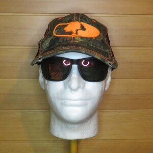 Mossy Oak Camo/Fluorescent Orange Hat